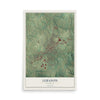 Map of Lebanon, Kentucky, 12 x 18 inch unframed archival matte print