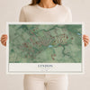 Map of Lyndon, Kentucky, 12 x 18 inch unframed archival matte print