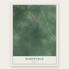 Masonville, Kentucky map print, the full design