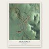 McKinney, Kentucky map print, the full design