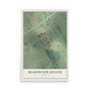 Map of Meadowview Estates, Kentucky, 12 x 18 inch unframed archival matte print