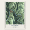 Millstone, Kentucky map print, the full design