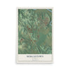 Map of Morgantown, Kentucky, 12 x 18 inch unframed archival matte print