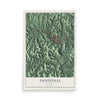 Map of Paintsville, Kentucky, 12 x 18 inch unframed archival matte print
