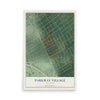 Map of Parkway Village, Kentucky, 12 x 18 inch unframed archival matte print