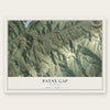Payne Gap, Kentucky map print, the full design