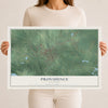 Map of Providence, Kentucky, 12 x 18 inch unframed archival matte print