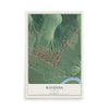 Map of Ravenna, Kentucky, 12 x 18 inch unframed archival matte print