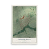Map of Rolling Hills, Kentucky, 12 x 18 inch unframed archival matte print