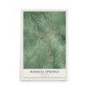 Map of Russell Springs, Kentucky, 12 x 18 inch unframed archival matte print