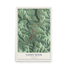 Map of Sandy Hook, Kentucky, 12 x 18 inch unframed archival matte print