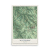 Map of Scottsville, Kentucky, 12 x 18 inch unframed archival matte print