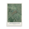 Map of Strathmoor Manor, Kentucky, 12 x 18 inch unframed archival matte print
