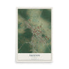 Map of Trenton, Kentucky, 12 x 18 inch unframed archival matte print