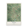 Map of Walton, Kentucky, 12 x 18 inch unframed archival matte print