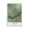 Map of Westwood, Kentucky, 12 x 18 inch unframed archival matte print