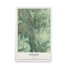 Map of Wilder, Kentucky, 12 x 18 inch unframed archival matte print