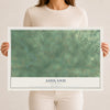 Map of Ashland, Louisiana, 12 x 18 inch unframed archival matte print
