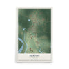 Map of Benton, Louisiana, 12 x 18 inch unframed archival matte print