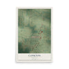Map of Cankton, Louisiana, 12 x 18 inch unframed archival matte print