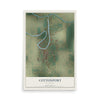 Map of Cottonport, Louisiana, 12 x 18 inch unframed archival matte print