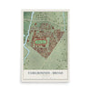 Map of Fairgrounds - Broad, Louisiana, 12 x 18 inch unframed archival matte print