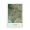 Map of Gardere, Louisiana, 12 x 18 inch unframed archival matte print