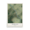 Map of Grosse Tete, Louisiana, 12 x 18 inch unframed archival matte print