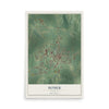 Map of Homer, Louisiana, 12 x 18 inch unframed archival matte print