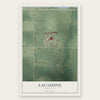 Lacassine, Louisiana map print, the full design