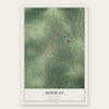 Midway, Louisiana map print, the full design