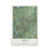 Map of Minden, Louisiana, 12 x 18 inch unframed archival matte print