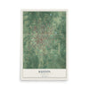 Map of Ruston, Louisiana, 12 x 18 inch unframed archival matte print