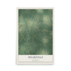 Map of Spearsville, Louisiana, 12 x 18 inch unframed archival matte print