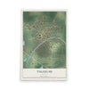 Map of Tallulah, Louisiana, 12 x 18 inch unframed archival matte print