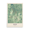 Map of Dover, Massachusetts, 12 x 18 inch unframed archival matte print