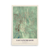 Map of East Longmeadow, Massachusetts, 12 x 18 inch unframed archival matte print