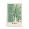 Map of Hampden, Massachusetts, 12 x 18 inch unframed archival matte print