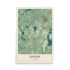 Map of Lincoln, Massachusetts, 12 x 18 inch unframed archival matte print