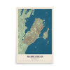 Map of Marblehead, Massachusetts, 12 x 18 inch unframed archival matte print