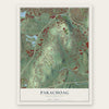 Pakachoag, Massachusetts map print, the full design