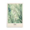 Map of Peru, Massachusetts, 12 x 18 inch unframed archival matte print