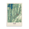 Map of Ware, Massachusetts, 12 x 18 inch unframed archival matte print
