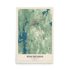 Map of Winchendon, Massachusetts, 12 x 18 inch unframed archival matte print
