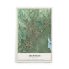 Map of Aberdeen, Maryland, 12 x 18 inch unframed archival matte print