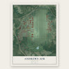 Andrews AFB, Maryland map print, the full design
