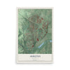 Map of Arbutus, Maryland, 12 x 18 inch unframed archival matte print