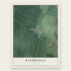 Bakersville, Maryland map print, the full design