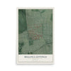 Map of Bellona-Gittings, Maryland, 12 x 18 inch unframed archival matte print