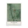 Map of Blythewood, Maryland, 12 x 18 inch unframed archival matte print